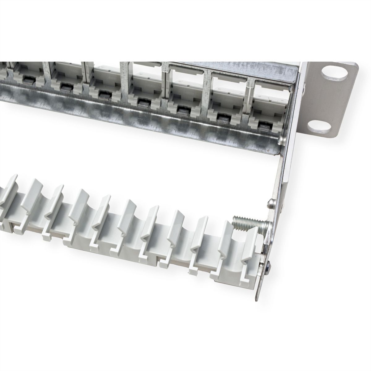 METZ CONNECT Panneau 19" 1UH vide pour 24 modules E-DAT ou Cat.6A