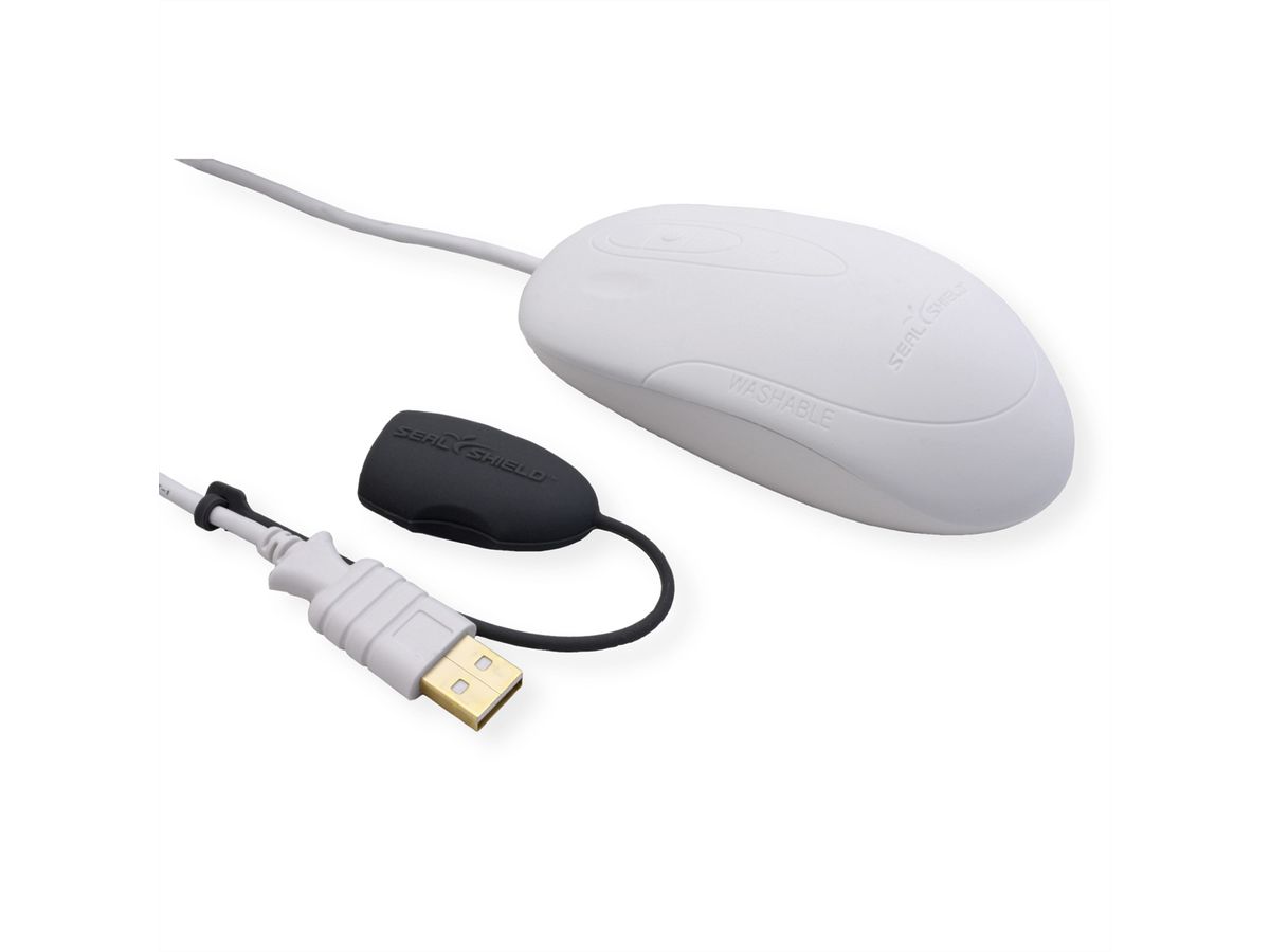 SEAL SHIELD Optical SSWM3, Souris USB blanche étanche