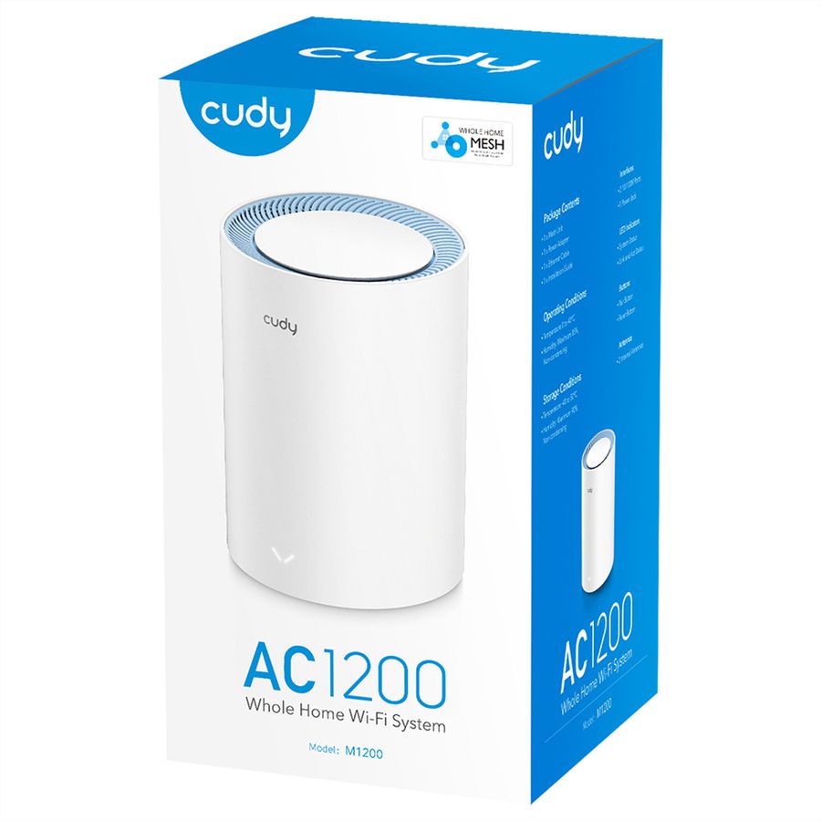 CUDY M1200 AC1200 WiFi Mesh, à l'unité