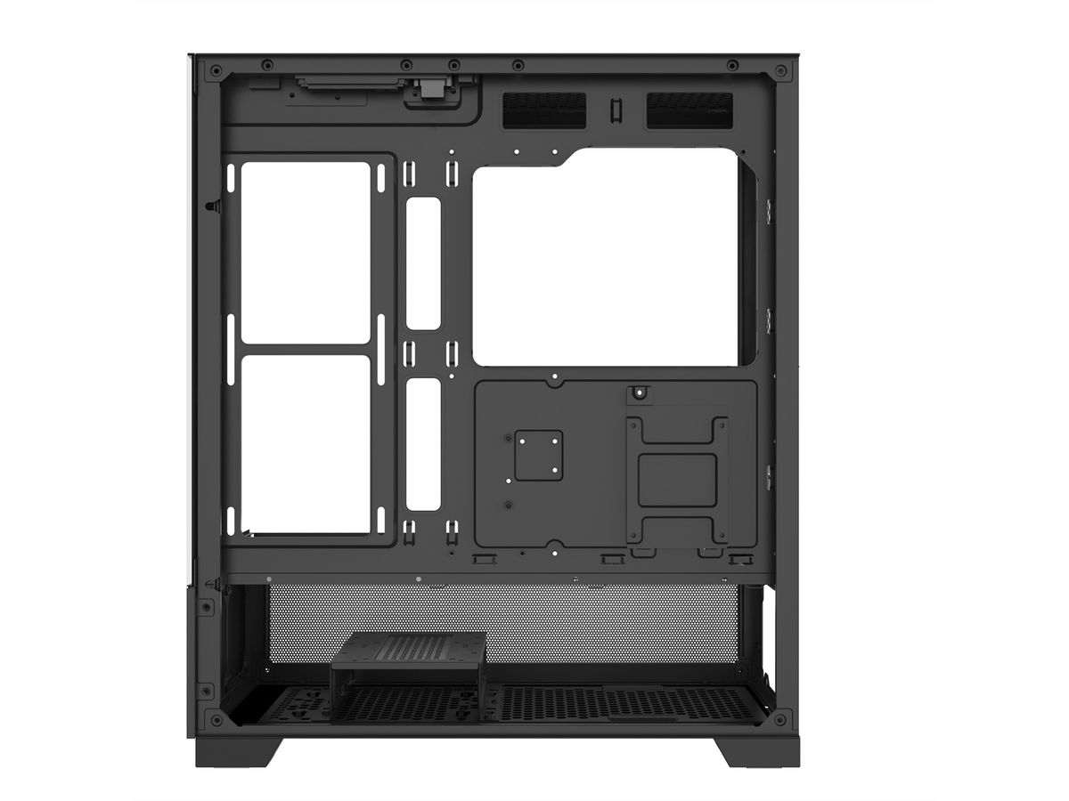 XILENCE Xilent Beam Boîtier PC ATX noir, Boîtier PC Gaming ATX X218.ARGB noir