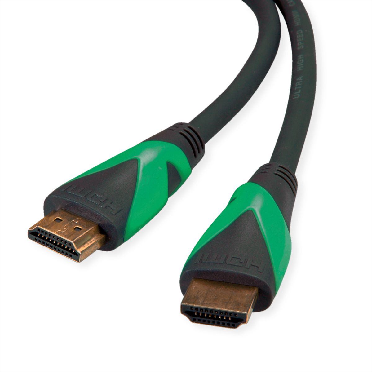 ROLINE GREEN ATC Câble HDMI avec Ethernet Ultra HD 8K, M/M, noir, 2 m