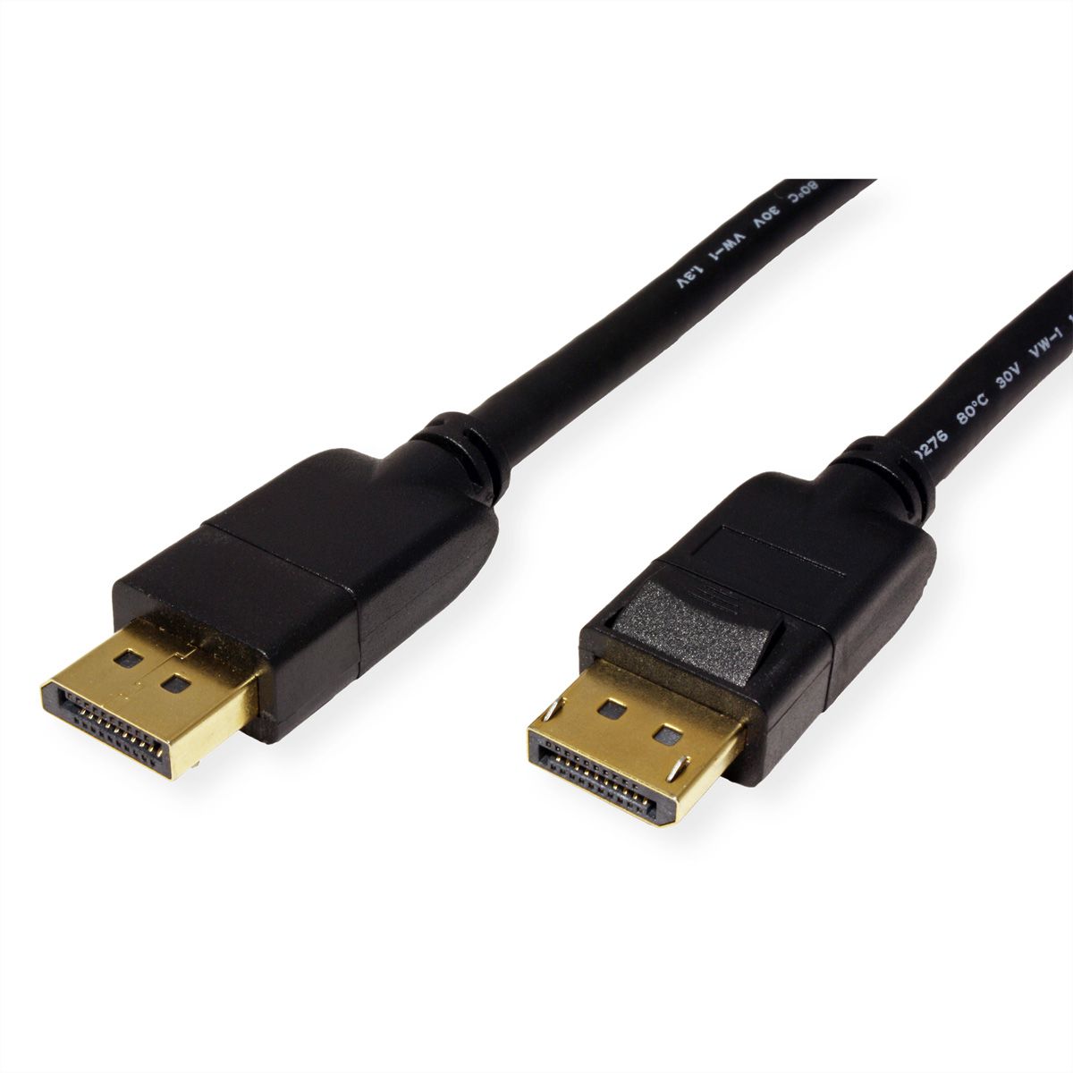 ROLINE Câble DisplayPort v1.4, DP M - DP M, noir, 1 m