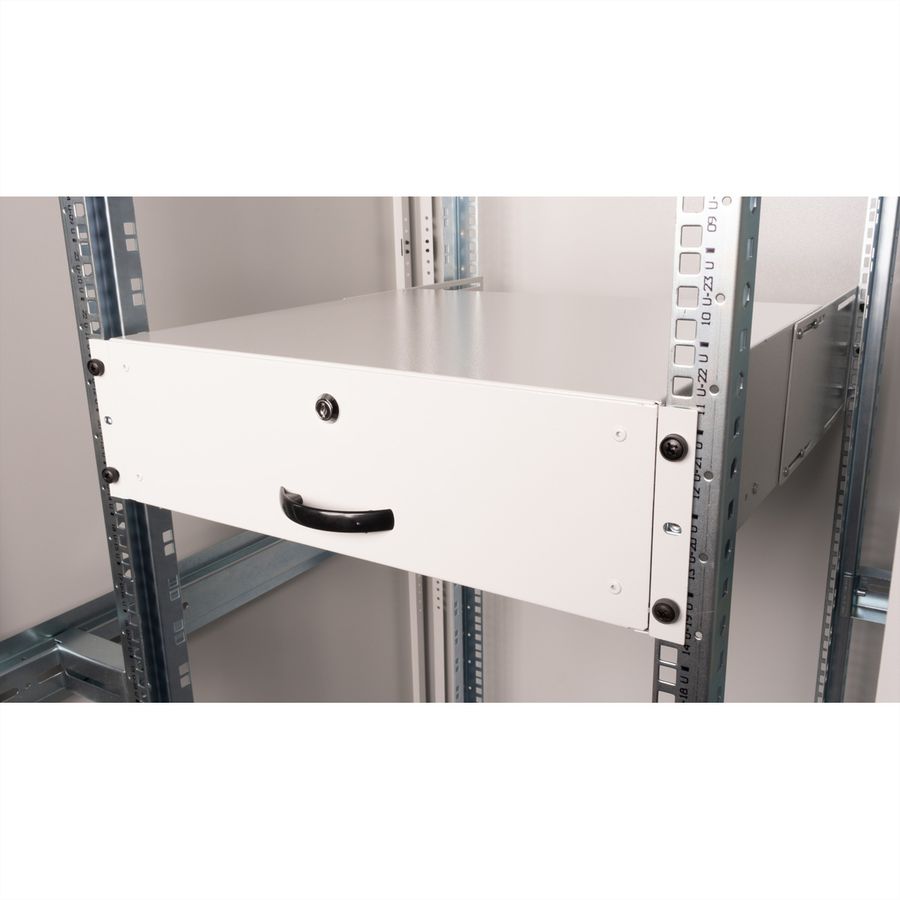 ROLINE 19" Tiroir pour clavier 3U, 400P fermable gris