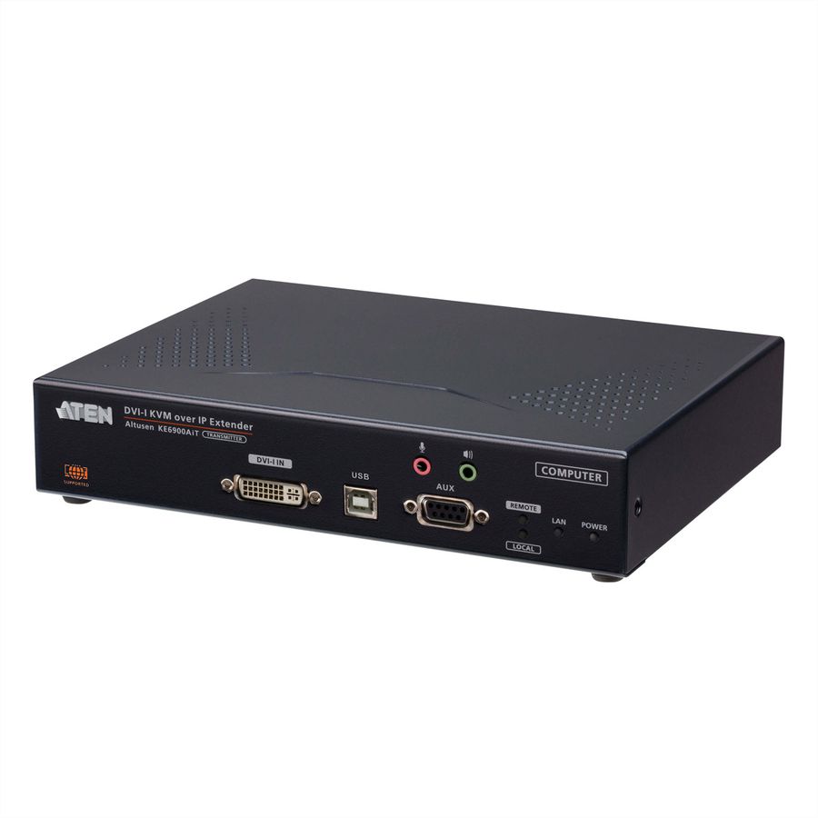 ATEN KE6900AIT Émetteur KVM un affichage DVI-I sur IP avec accès à Internet