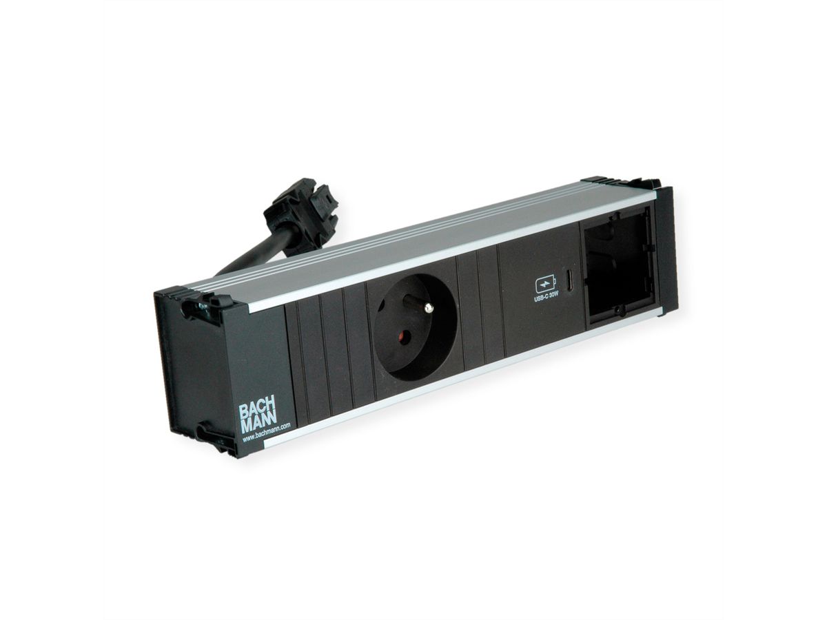 BACHMANN CONI 1xUTE 1xUSB C 30W 1xCM 0,2m GST18