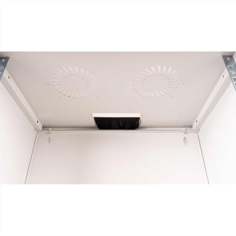 ROLINE 19" Boîtier mural Basic 9U, 540x400 LxP gris, EN KIT