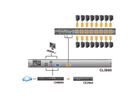 ATEN CL5800N Console KVM, LCD 48cm, VGA, PS/2-USB, port périphériques, ES-Layout