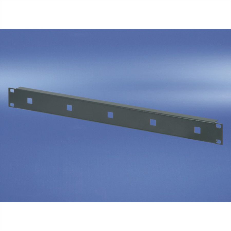 SCHROFF 19" Face avant pour œillets de câbles, 1,5 mm, acier, RAL 7021