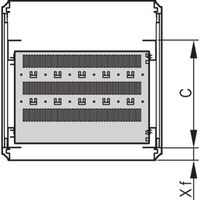 SCHROFF Varistar 19'' étagère, fixe, 75 kg, RAL 7035, 600W 500D