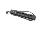BACHMANN CONNECTUS 6xUTE , 1xinterrupteur 2,0m CEE7/7 noir