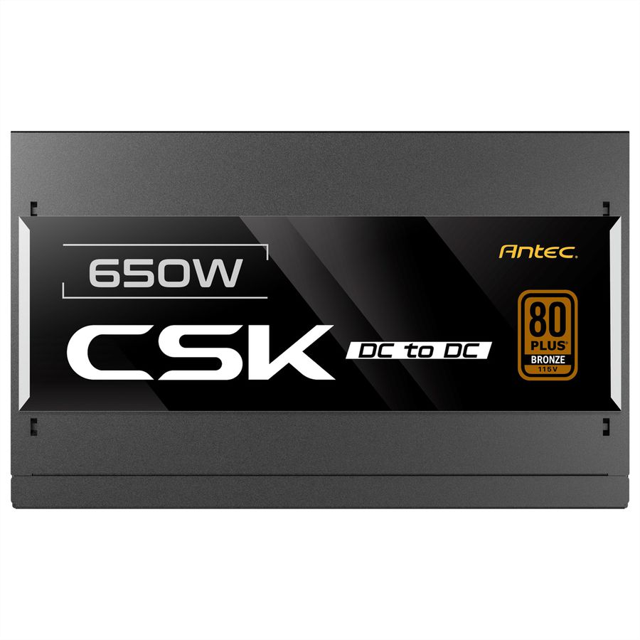 ANTEC CSK650DC Bloc d'alimentation PC 650W compatible ATX 2.52, noir