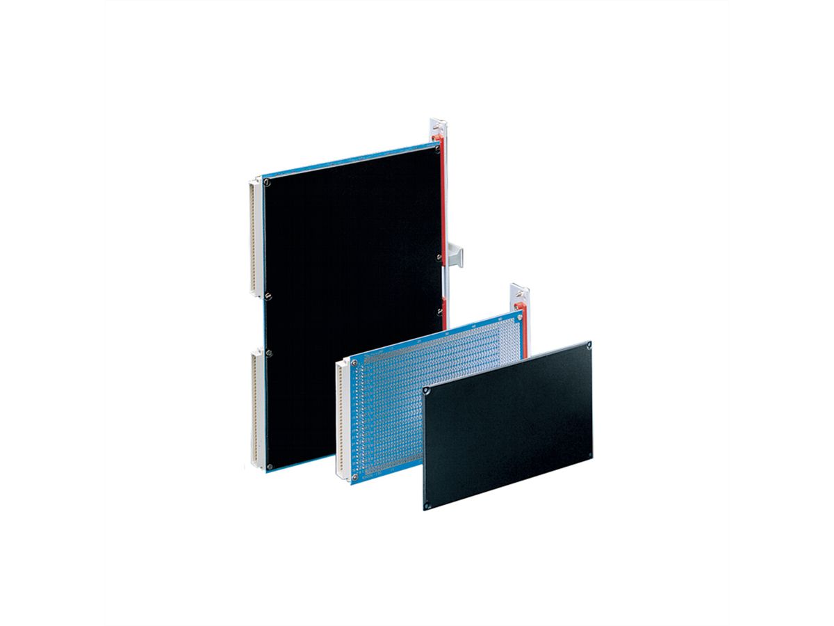 Couvercle latéral à souder pour circuits imprimés SCHROFF, 3 U, 100 mm x 160 mm, 55°C