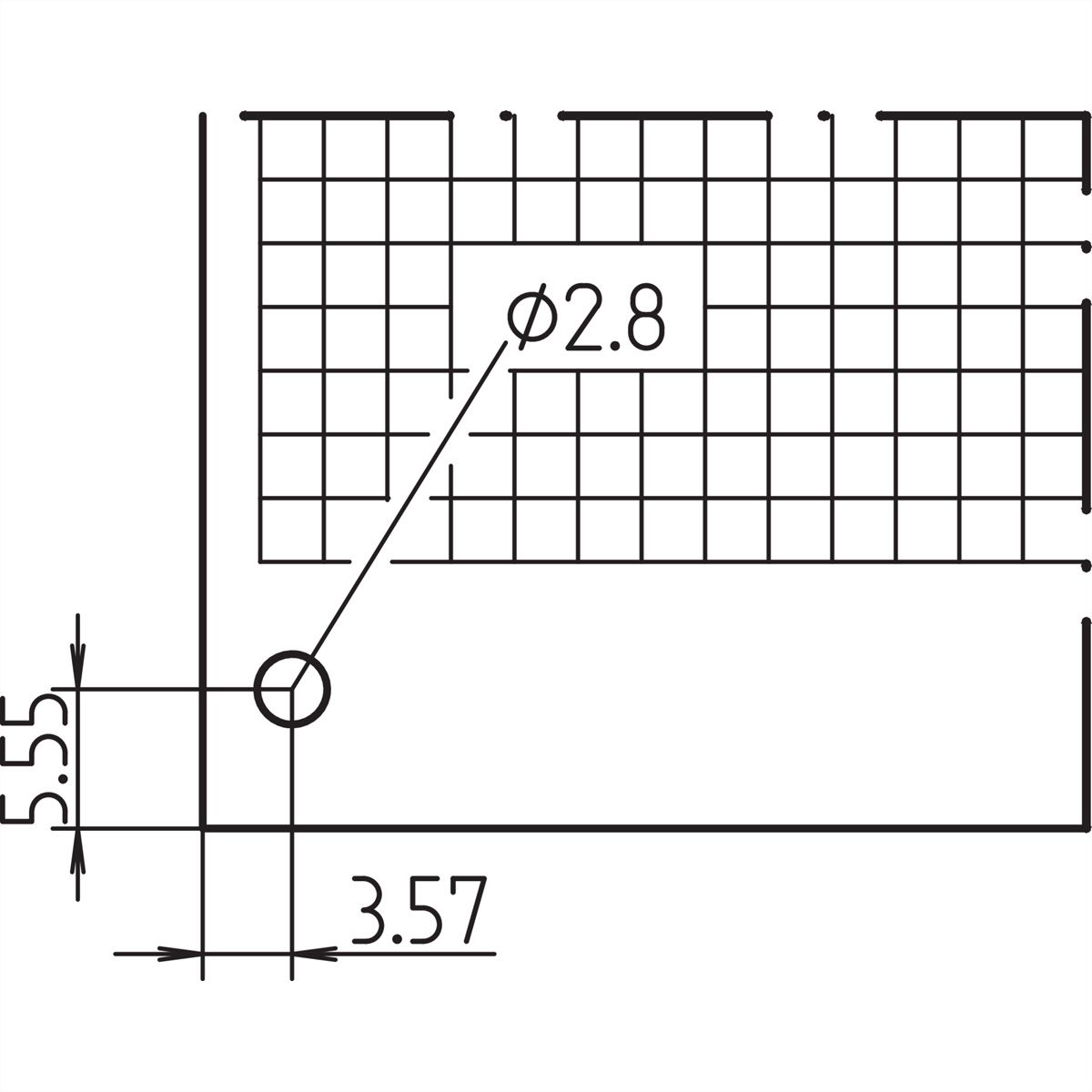 Goupille pivotante SCHROFF pour poignée PCB Type A
