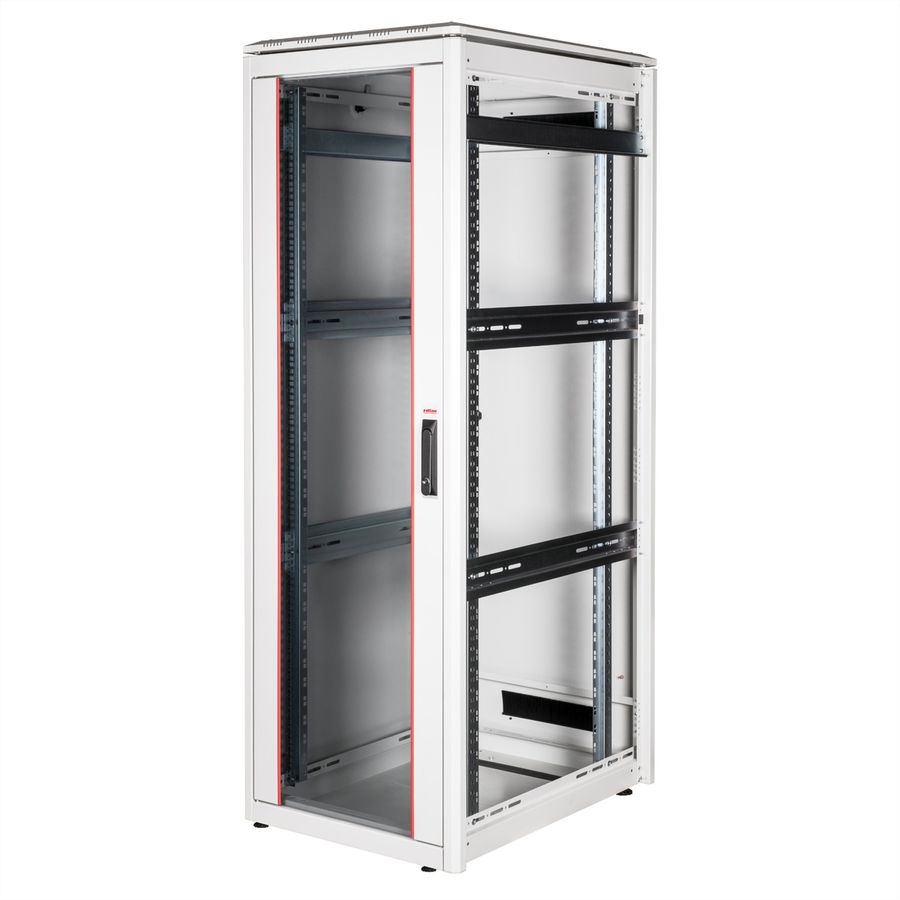 ROLINE 19" Baie réseau Pro 36U, 600x800 LxP Porte verre gris