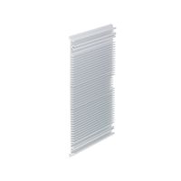 SCHROFF, cadre, type unité enfichable, panneau latéral extrudé, avec ailettes de refroidissement, droite, 6 U, 160 mm