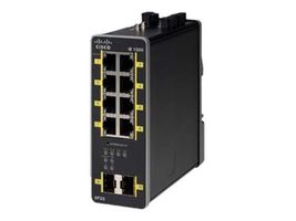 Cisco IE-1000-8P2S-LM commutateur réseau Géré Gigabit Ethernet (10/100/1000) Noir Connexion Ethernet, supportant l'alimentation via ce port (PoE)