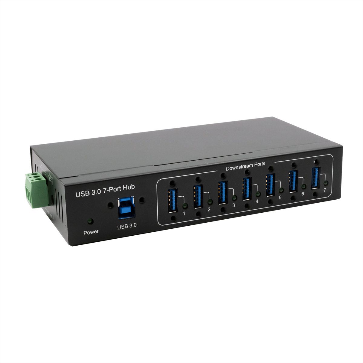 EXSYS EX-11227HMVS HUB métal 7 ports USB 3.2 Gen 1 VIA VL811+ Chipset