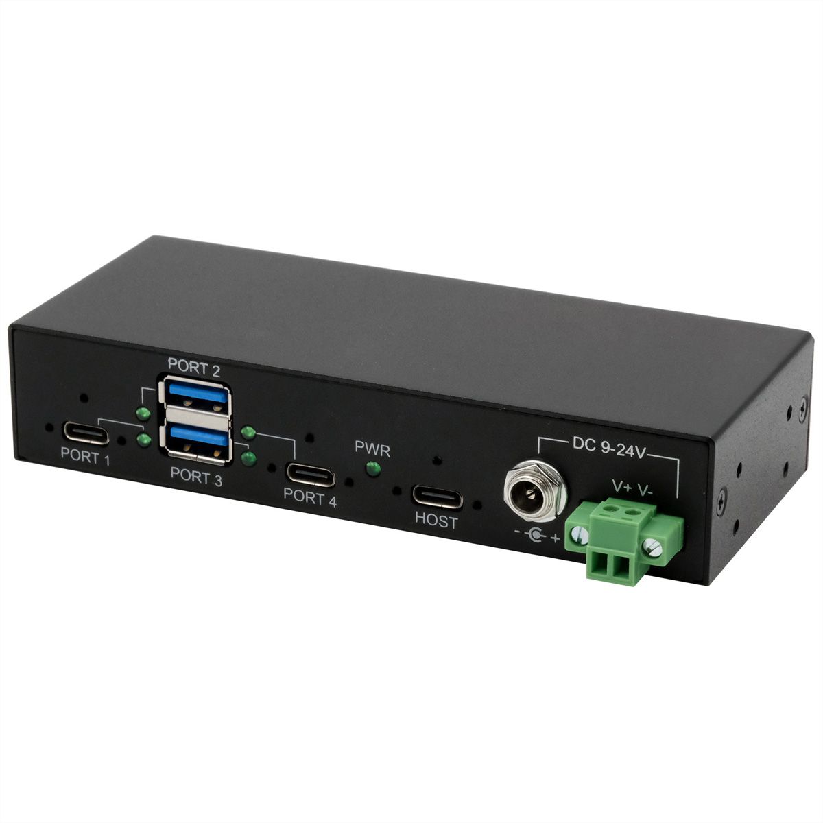 EXSYS EX-1274HMV Hub métal USB 3.2 Gen2, 4 ports