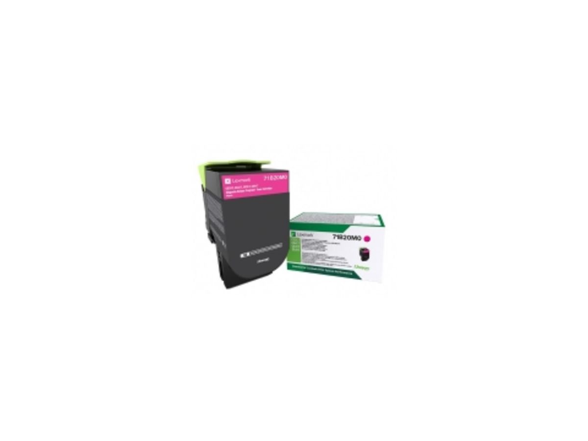 Lexmark 71B20M0 Cartouche de toner 1 pièce(s) Original Magenta