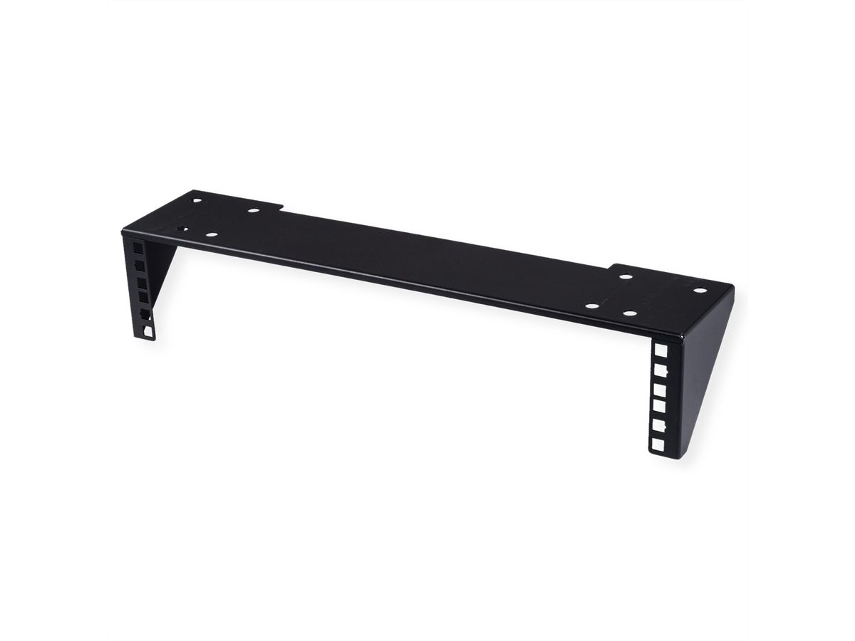 Support 19" mural / sous le bureau, 2 UH, noir