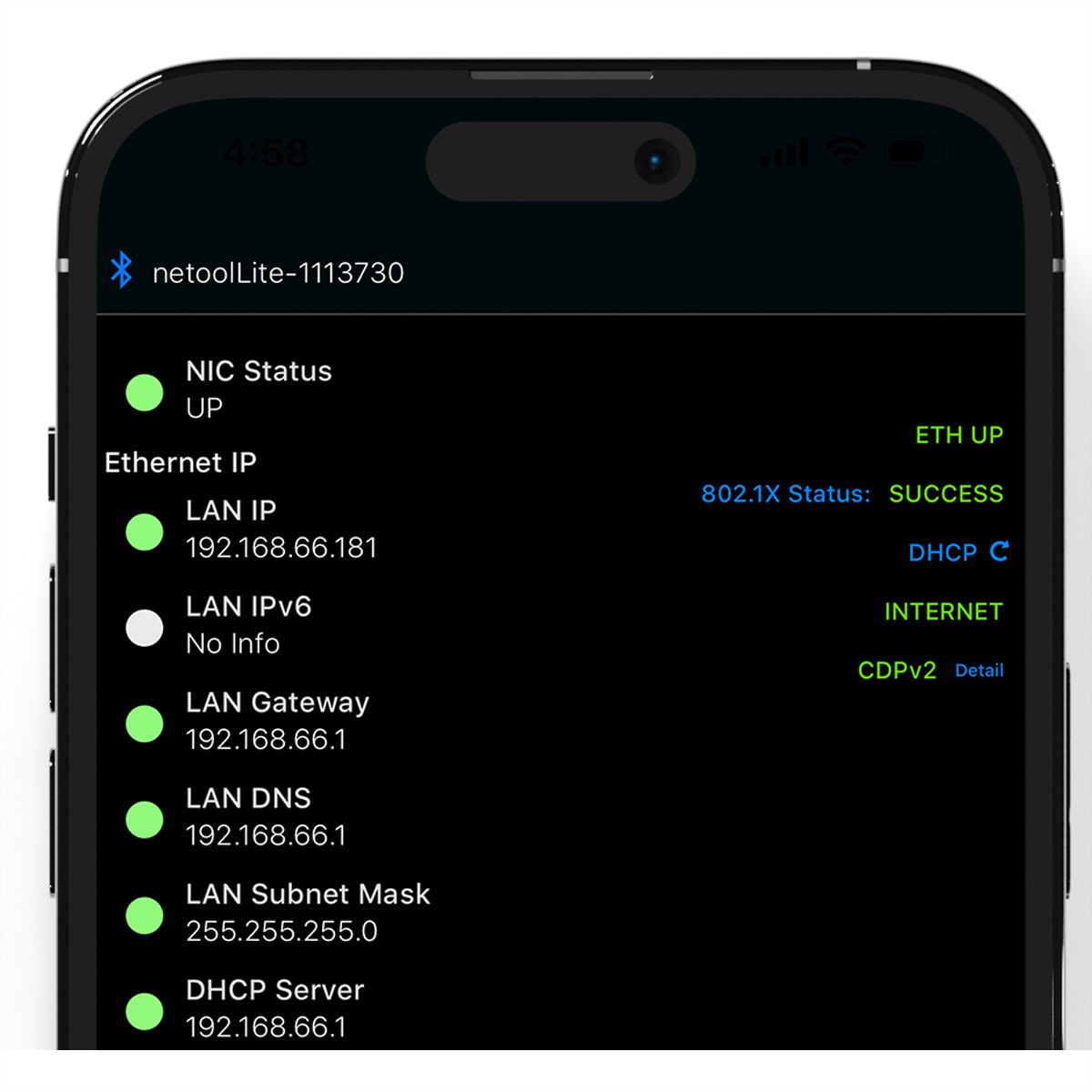 NetPeppers netool.io Pro2, Testeur de réseau intelligent