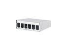 METZ CONNECT Modul boîtier en saillie 6 ports blanc pur, non équipé