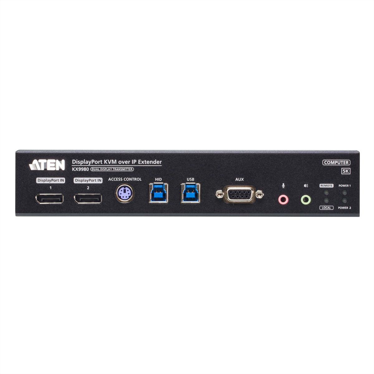 ATEN KX9980T Transmetteur KVM sur IP double écran DisplayPort 5K