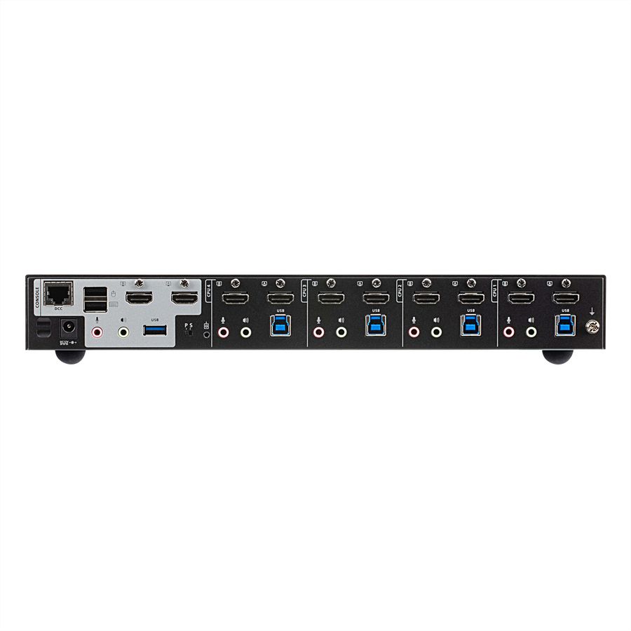 ATEN CS1844 Commutateur KVM deux affichages HDMI 4K 4 ports USB 3.0