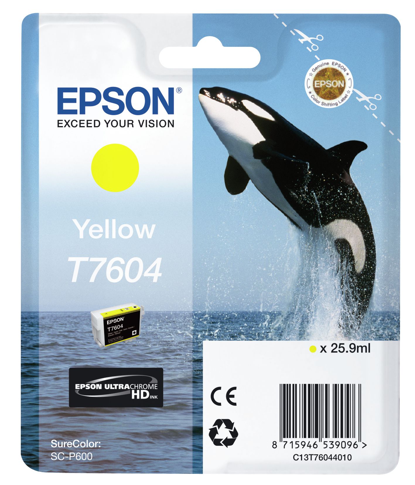 Epson T7604 Jaune