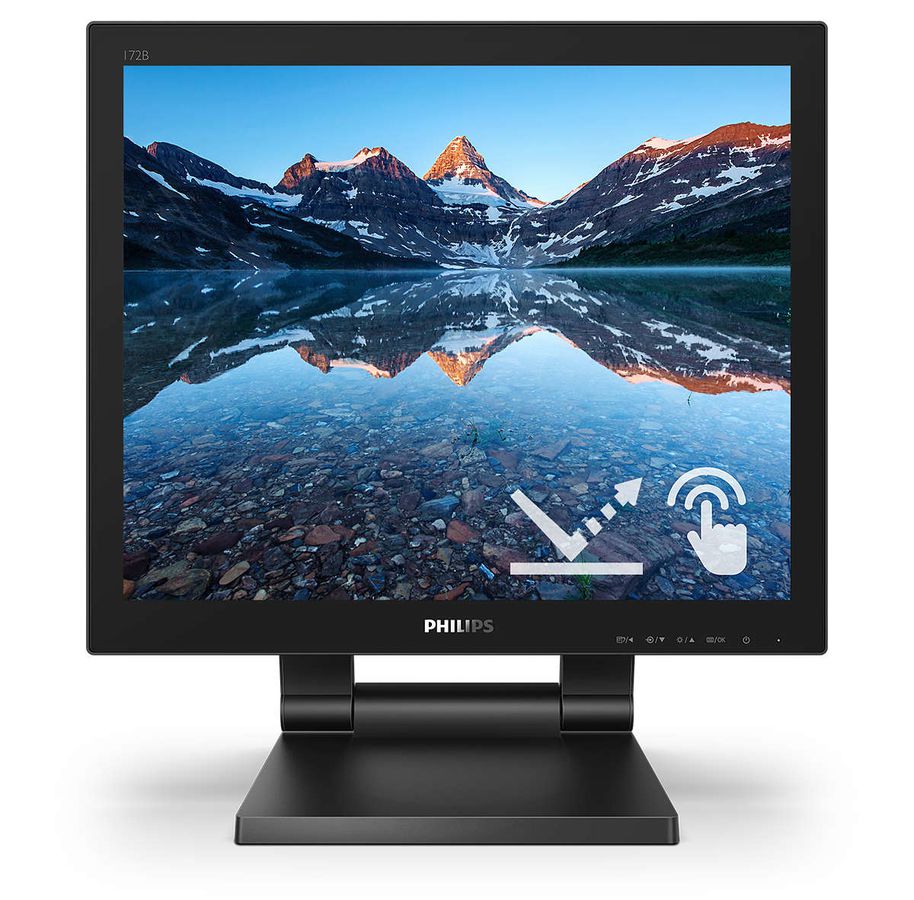 Philips 172B9TL/00 écran plat de PC 43,2 cm (17") 1280 x 1024 pixels Full HD LCD Écran tactile Noir
