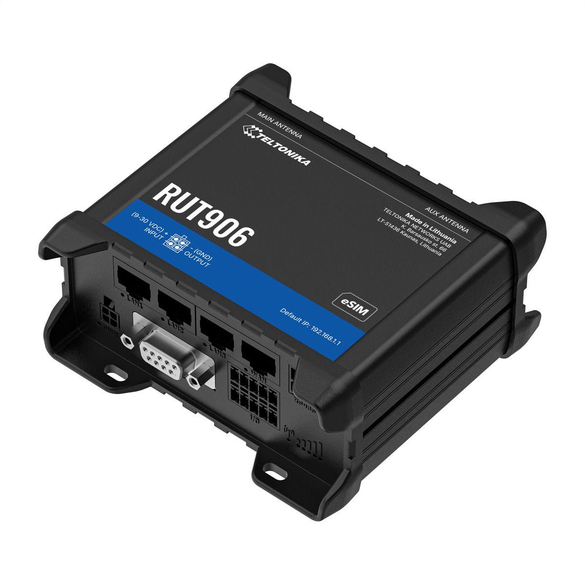 TELTONIKA RUT906 Routeur 4G eSIM RS232/RS485