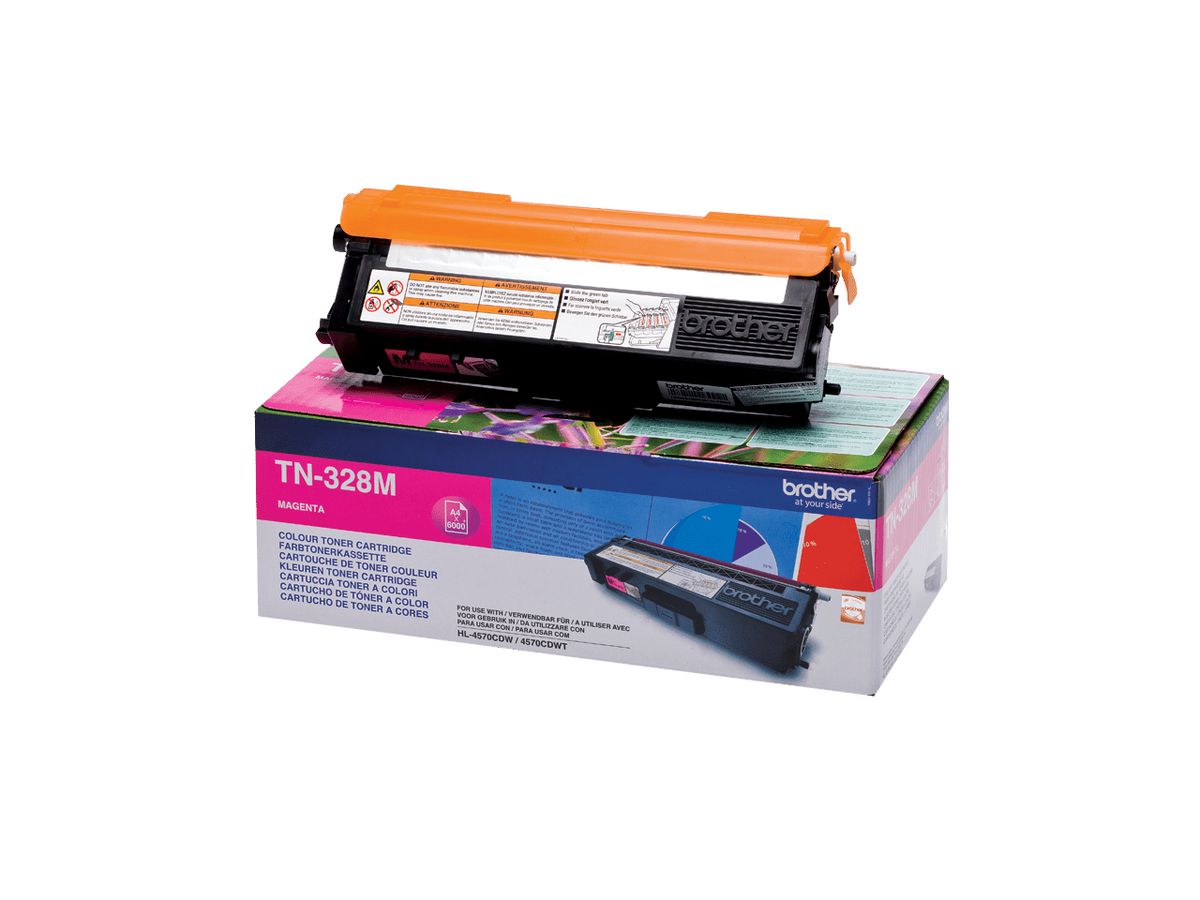 Brother TN-328M - Cartouche de toner originale – Magenta
