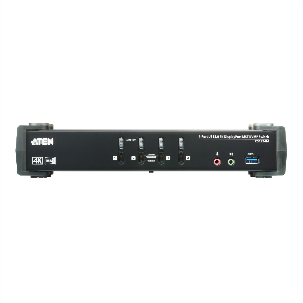 ATEN CS1924M Commutateur KVMP™ MST DisplayPort 4K 4 ports USB 3.0