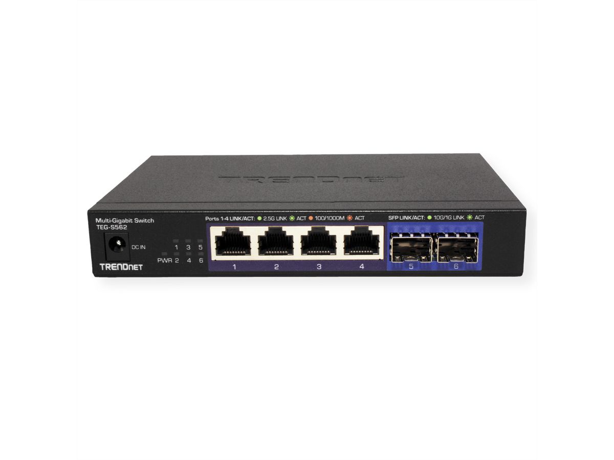 TRENDnet TEG-S562 Switch Multi-Gigabit à 6 ports, non administrable