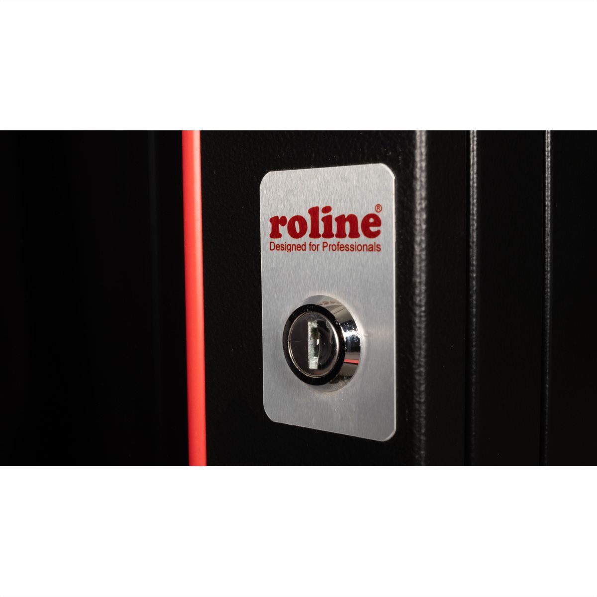 ROLINE 19" Boîtier mural Pro 20U, 600x600 LxP pivotant en 2 parties noir