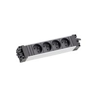 BACHMANN STEP ALU 6xUTE 35° GST18, Prise CEE 32A bleue, mesure