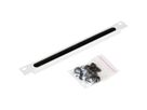 ROLINE 10" Passe-câbles, Avec brosse 0,5U gris