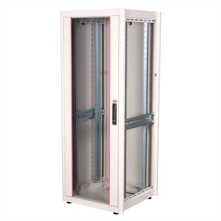 ROLINE 19" Baie réseau Basic 32U, 600x600 LxP Porte verre gris