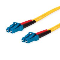 TELEGÄRTNER Cordon FO 2x E9/125 OS2, 1x LC Duplex - 1x LC Duplex, jaune, 1 m