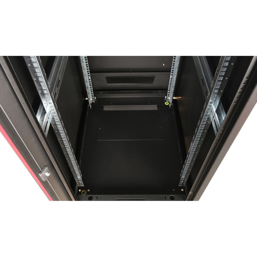 ROLINE 19" Baie réseau Pro 26U, 600x800 LxP Porte verre noir