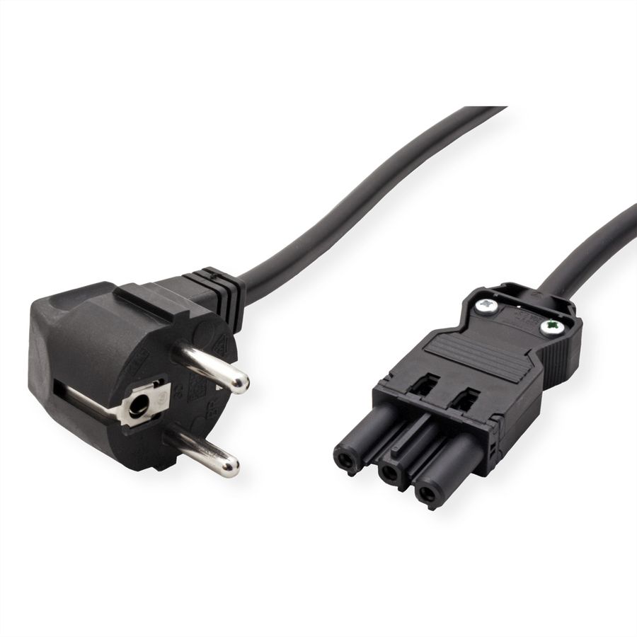 Câbles de raccordement Wieland® SCHROFF pour connecteurs femelles, GST18, 2.5 m, 2P+T/UTE
