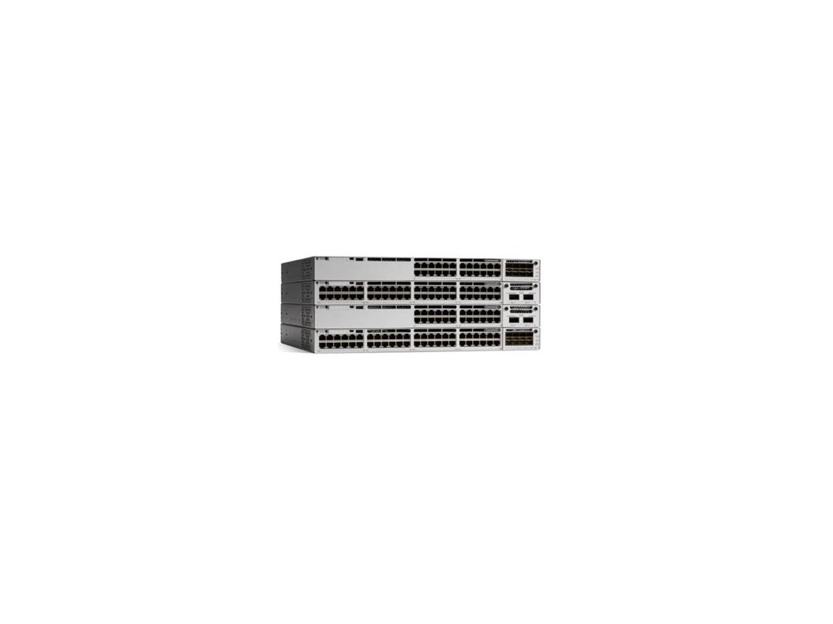 Cisco Catalyst C9300-48P-A commutateur réseau Géré L2/L3 Gigabit Ethernet (10/100/1000) Connexion Ethernet, supportant l'alimentation via ce port (PoE) Gris