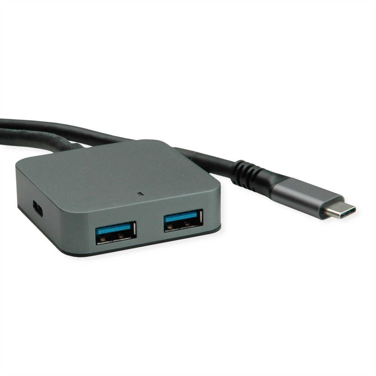 VALUE Hub USB 3.2 Gen 2, 4 ports (2x A+ 2x C) avec câble prolongateur, 3 m