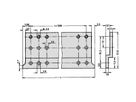 SCHROFF Rail en Z pour connecteur, EN 60603-2, 4 CV