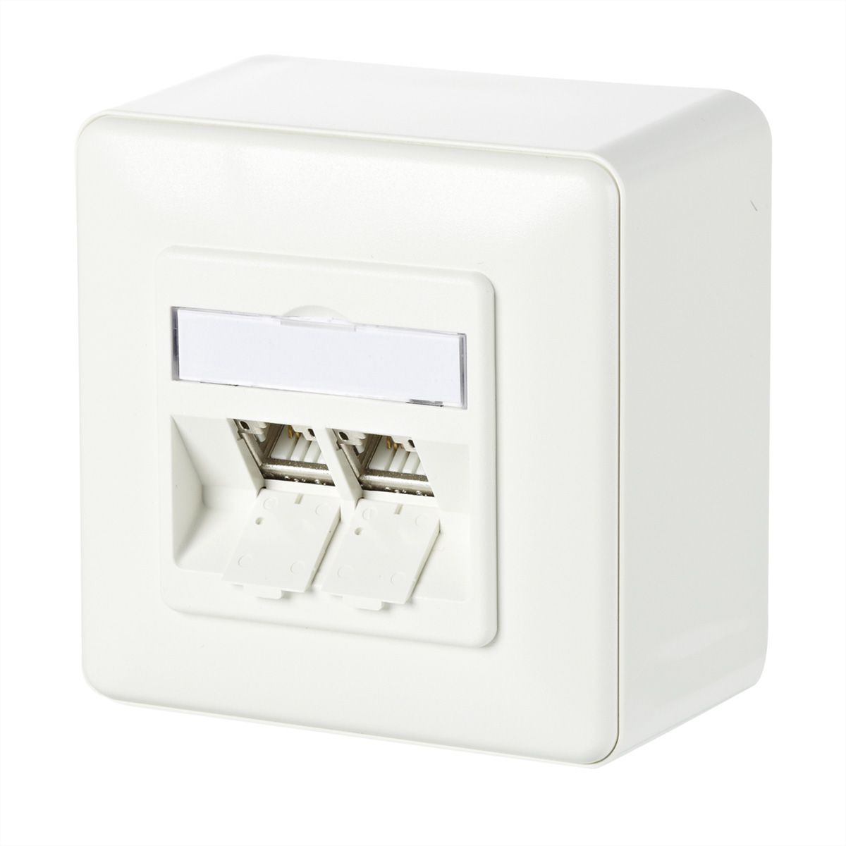 METZ CONNECT C6Amodul 2 ports 180°M AP blanc pur