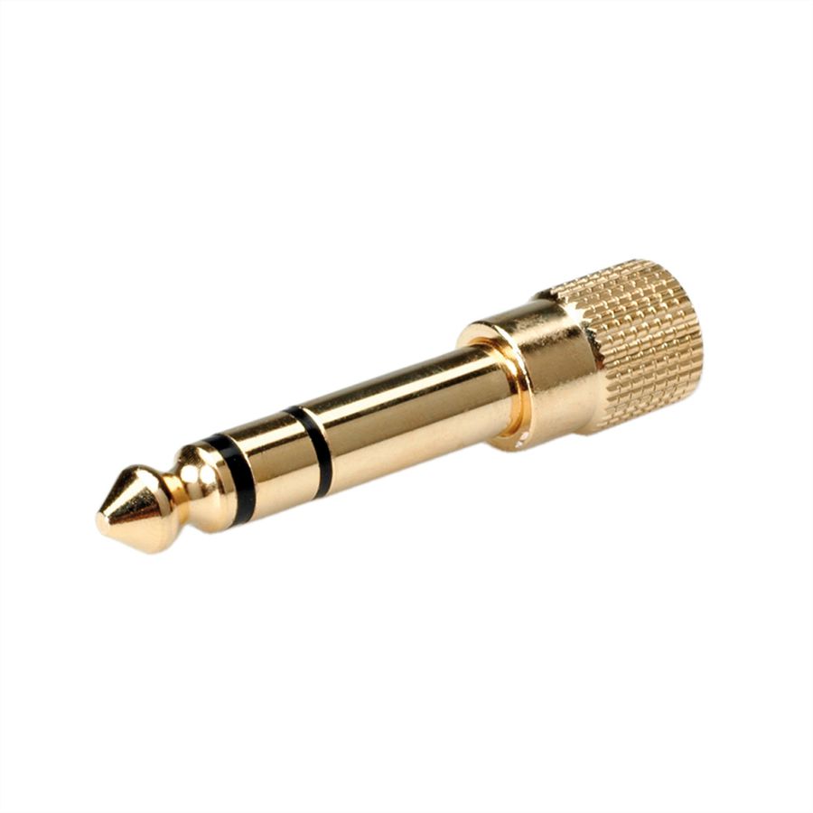 ROLINE GOLD Adaptateur stéréo 6,35 mm M - 3,5 mm F