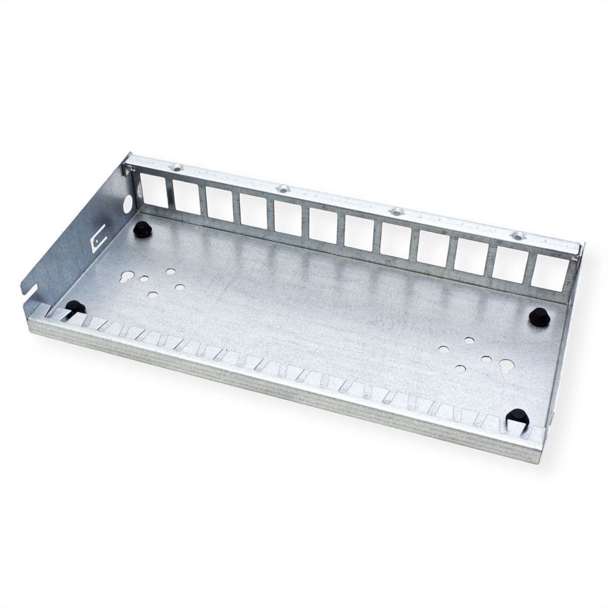 METZ CONNECT  Keystone boîtier en saillie 12 ports blanc pur, non équipé