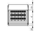 Étagère varistar SCHROFF, fixe, 75 kg, RAL 7035, 800W 500D