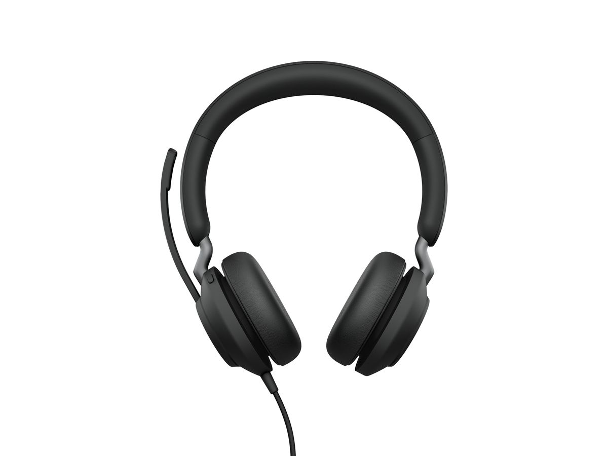 Jabra Evolve2 40 SE Casque Avec fil Arceau Appels/Musique USB Type-C Noir