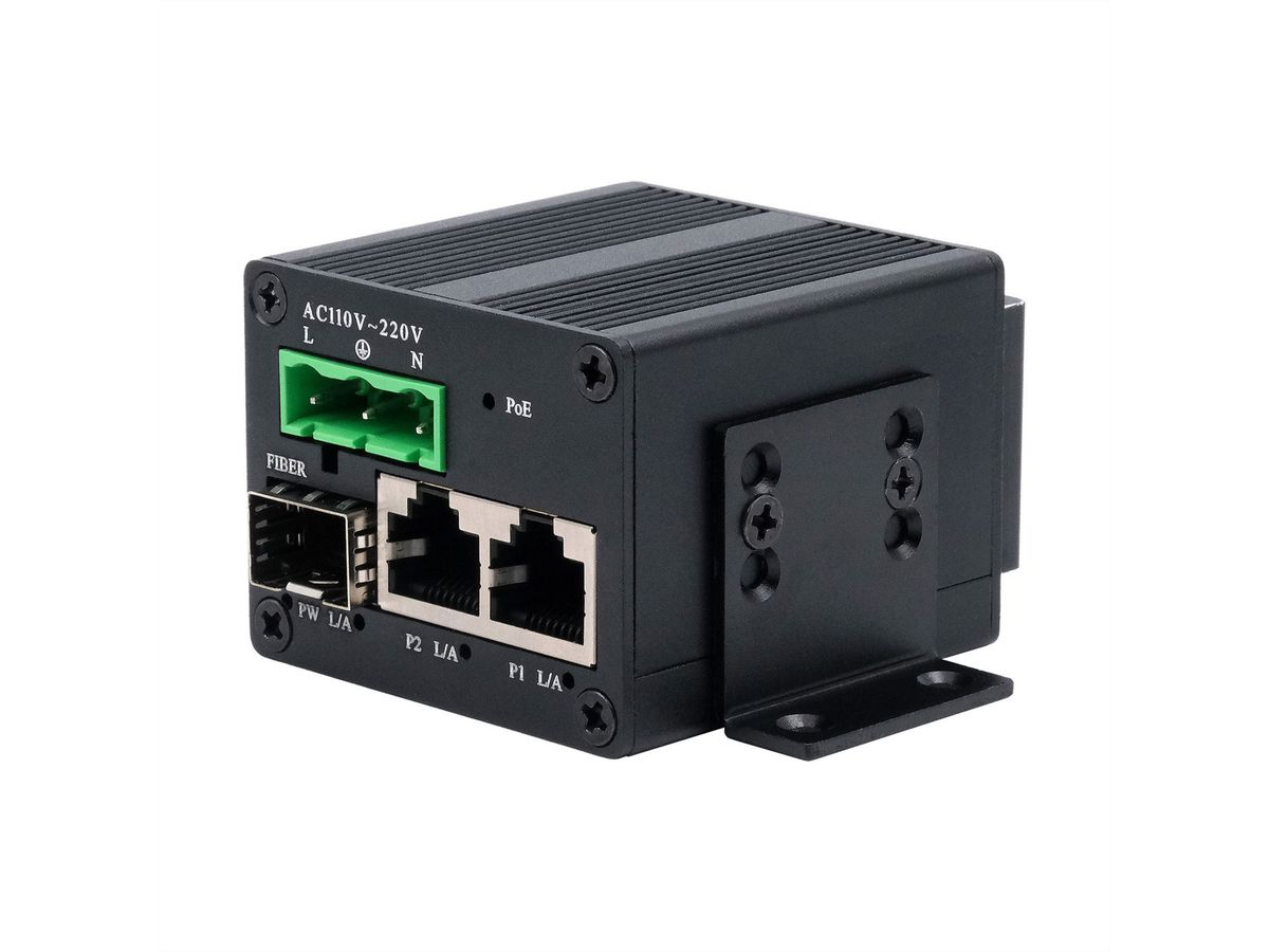 EXSYS EX-62010PoE-SFP Switch industriel Micro 2+1 ports PoE+ Gigabit
